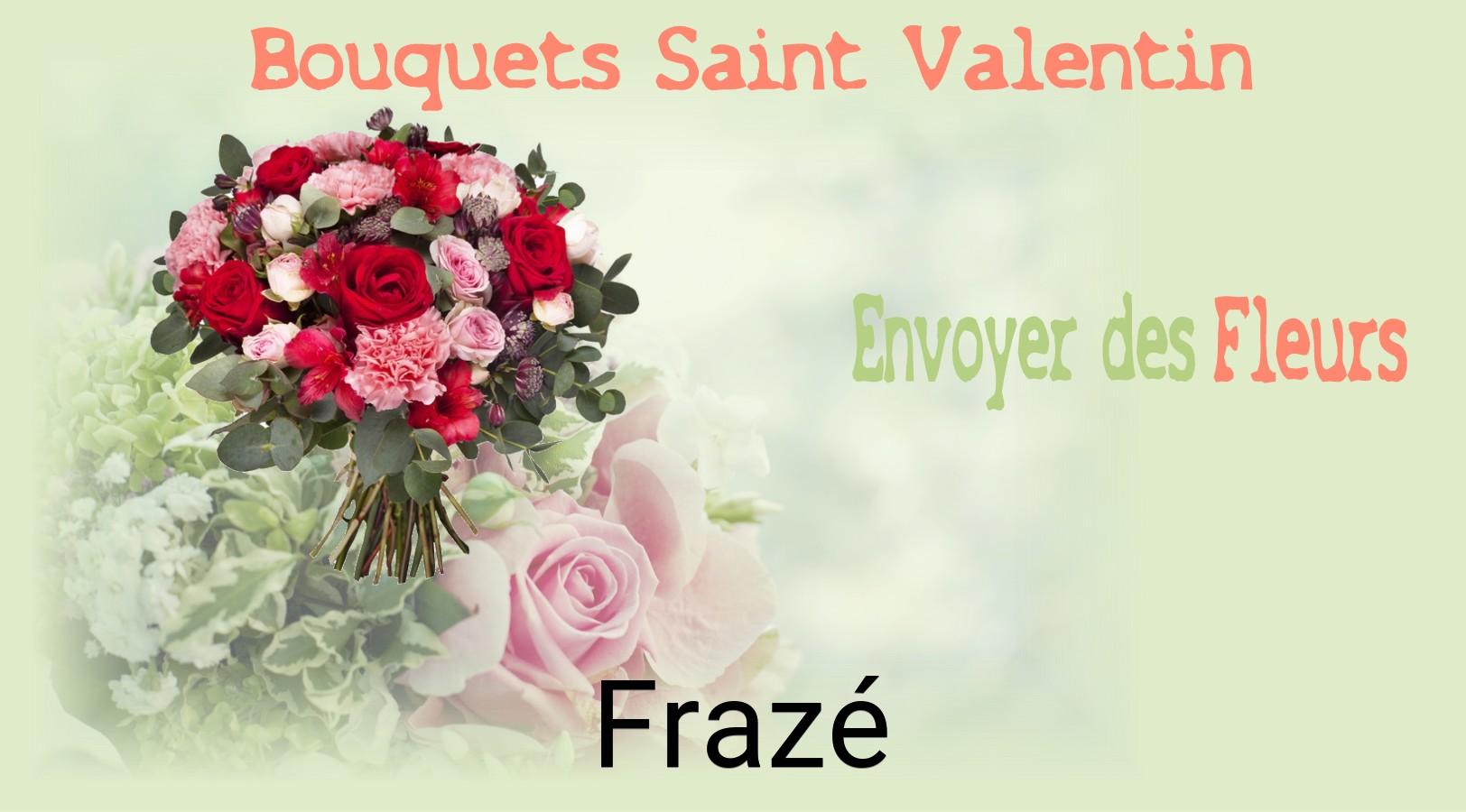 Roses de Saint-Valentin livrées à Frazé